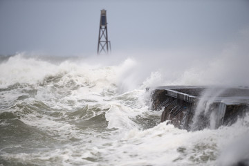 Sturmflutartige Überschwemmungen und wasserbewegungen an der nordsee