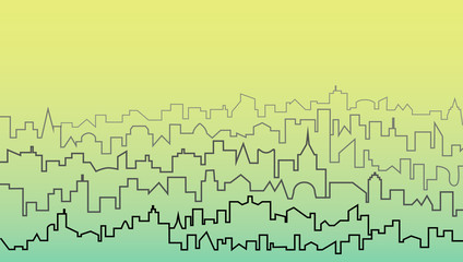 Outline of the city.