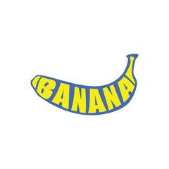 Banana Typography Illustration