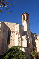 Fototapeta na wymiar Church of Sant Francesc in Montblanc, Tarragona province, Catalonia, Spain