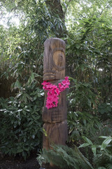 Totem en bois