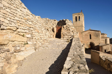  Santa Maria church in Guimera, LLeida province, Catalonia, Spain