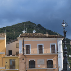 Popoli (Abruzzi, Italy): the main town square