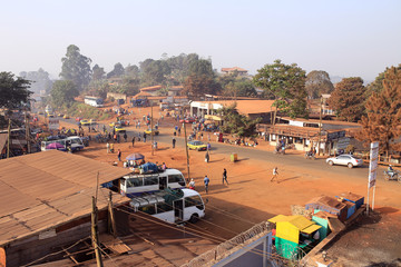 A small village near to Bamenda City, on the road to Douala in Cameroon