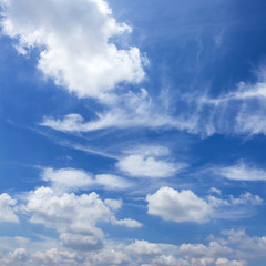 Obraz premium Basic blue sky background