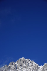 Wilder Kaiser - blauer Himmel, Tirol, Austria