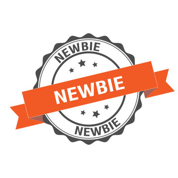 Newbie stamp illustration
