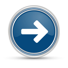 Blauer Button - Pfeil rechts