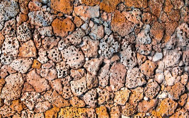 Ancient masonry of shellfish