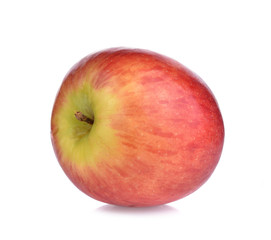 Fresh red apple isolated on white.