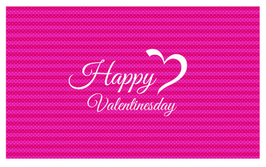 Valentinstag - Karte - Happy Valentinesday