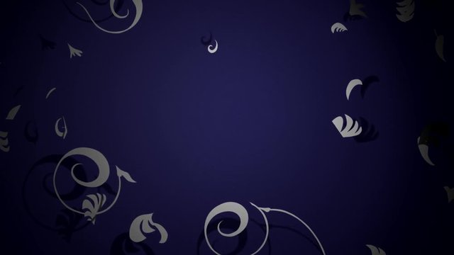 curls twist and create a unified whole.abstraction can be used for intros on websites and television.animated video