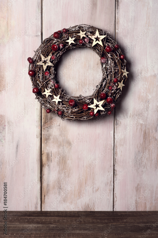 Wall mural nice christmas wreath