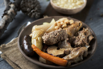 escudella and carn dolla typical of Catalonia