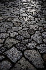 石畳の道