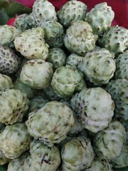 Fototapeta premium Custard apple fruits backgrounds
