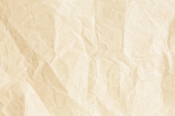 Crumpled old brown paper texture
