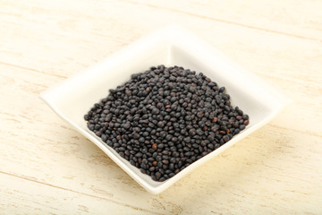 Black lentils