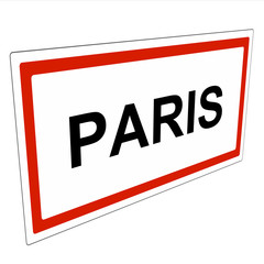 paris panneau
