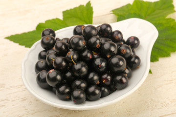 Ripe black currants