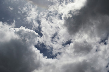 blue sky with clouds