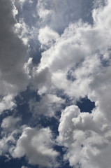 blue sky with clouds