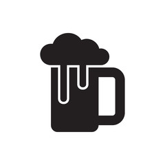 beer mug icon illustration