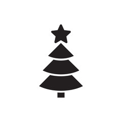 Naklejka na ściany i meble Christmas tree icon illustration
