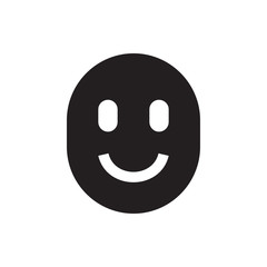 Fototapeta premium smiling emoticon icon illustration