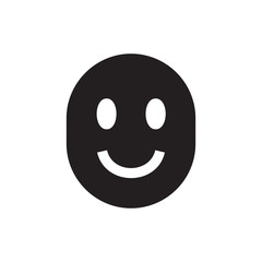 Fototapeta premium smiling emoticon icon illustration
