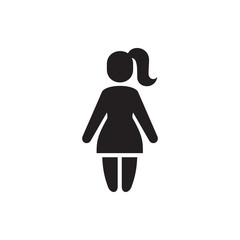 woman icon illustration