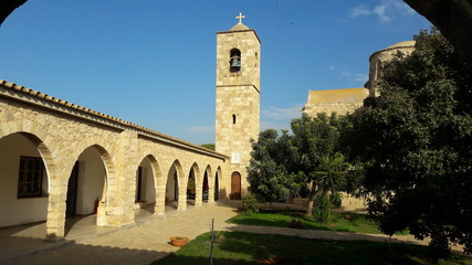 Fototapeta na wymiar Beautiful view of the castle of St. Barnabas Cyprus