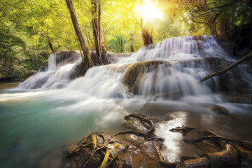 Fototapeta na wymiar Huai Mae Khamin waterfall