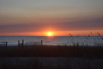 Sunrise in Myrtle Beach South Carolina