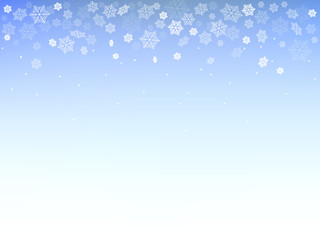 Abstract winter decorative Christmas holidays background with snowflakes. Vector Illustration.
