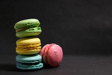colorful macaroons