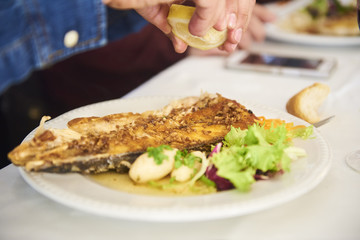 Sea Bass Grilled