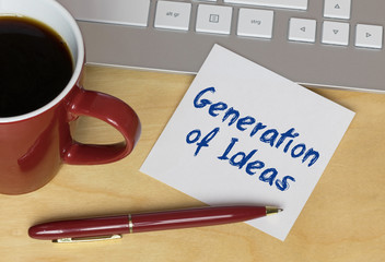 Generation of Ideas
