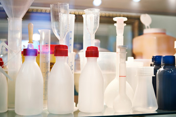 Plastic bottles for chemicals