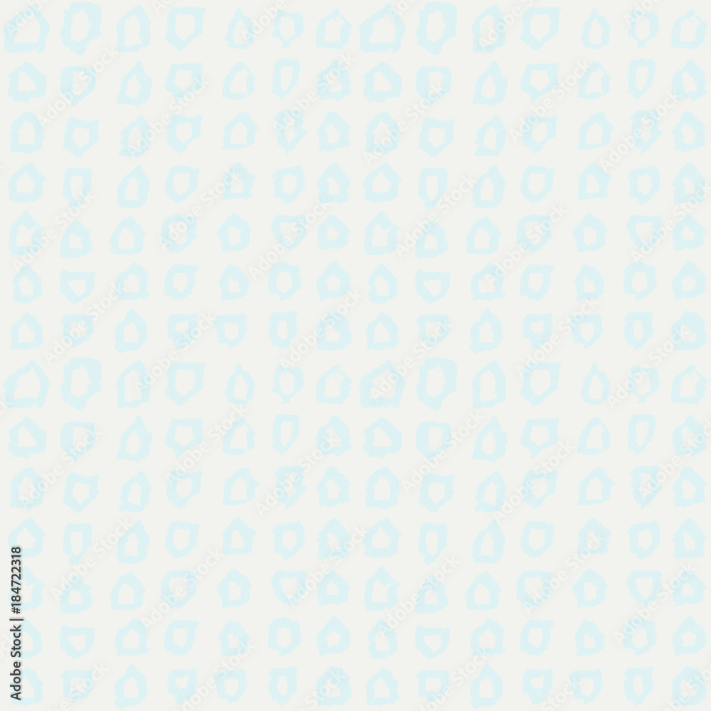Poster Light seamless grey pattern with hand drawn pentagons. Vector background