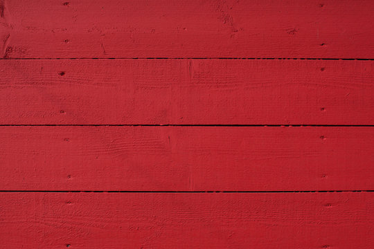 Red wooden background.