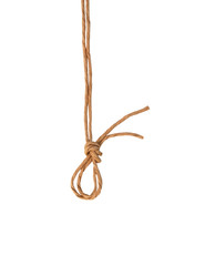 rope bow isolated on white background