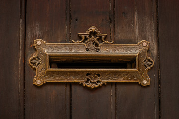Vintage letters slot.