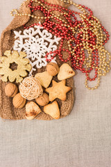  New Year and Christmas decorations for the Christmas tree, holidays and religion