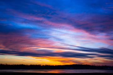 Fototapeta na wymiar Winter Sunset 03