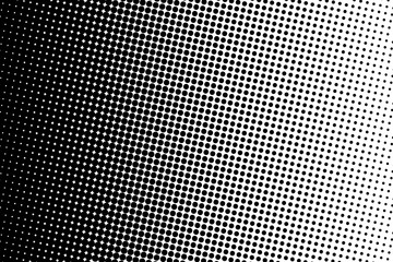 Abstract monochrome halftone pattern. Comic background. Dotted backdrop with circles, dots, point.