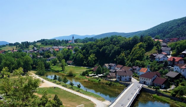 The town of Zuzemberk - a little gem in the Dinaric Alps