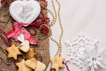 Christmas decorations,  New Year tree, holidays and religion.