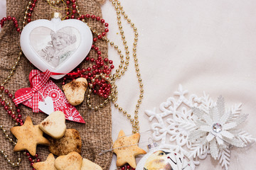 Christmas decorations,  New Year tree, holidays and religion.