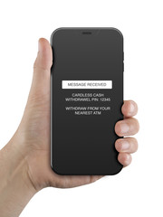 Hand Holding Cellphone